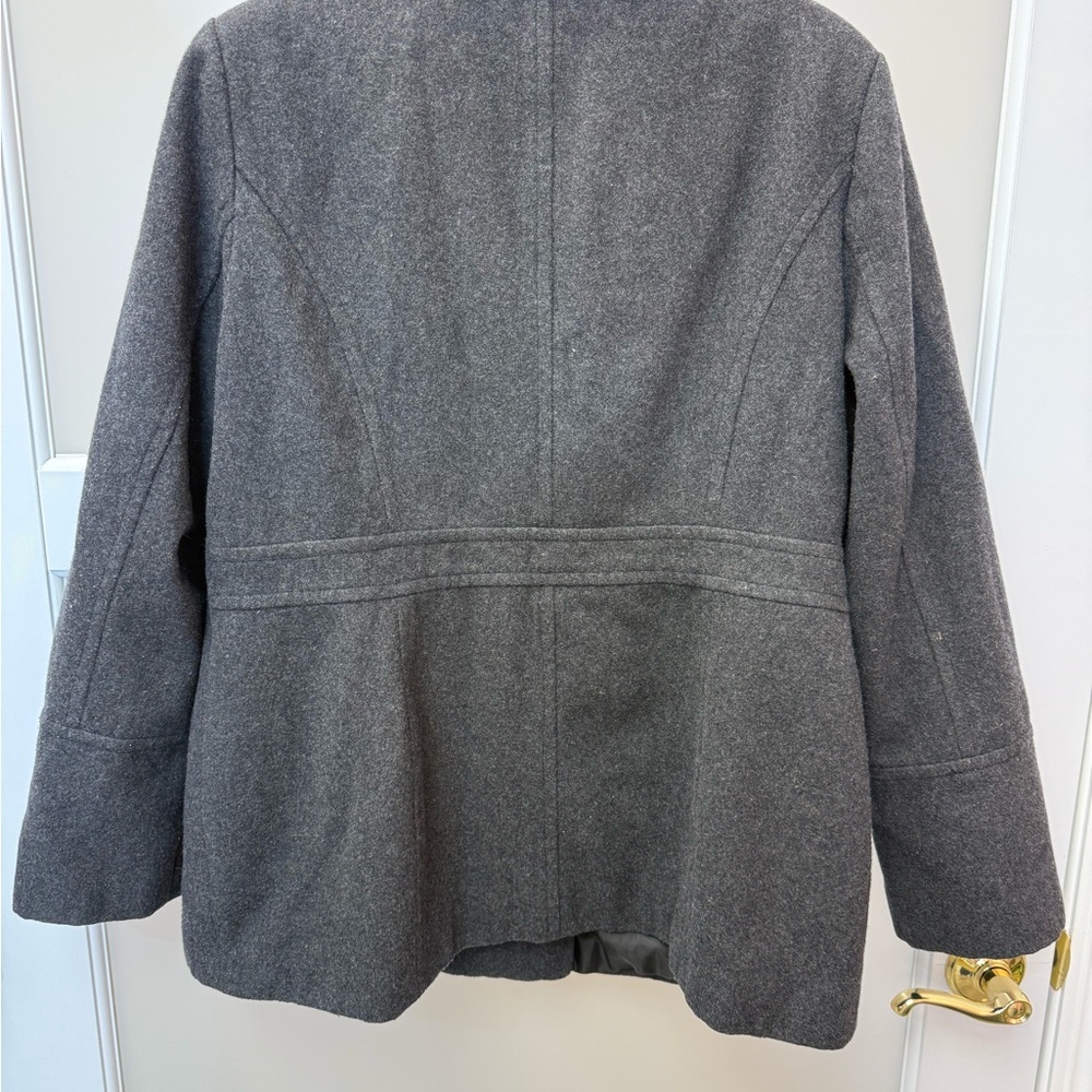 Michael Kors Charcoal Gray Pea Coat - Picture 3 of 7